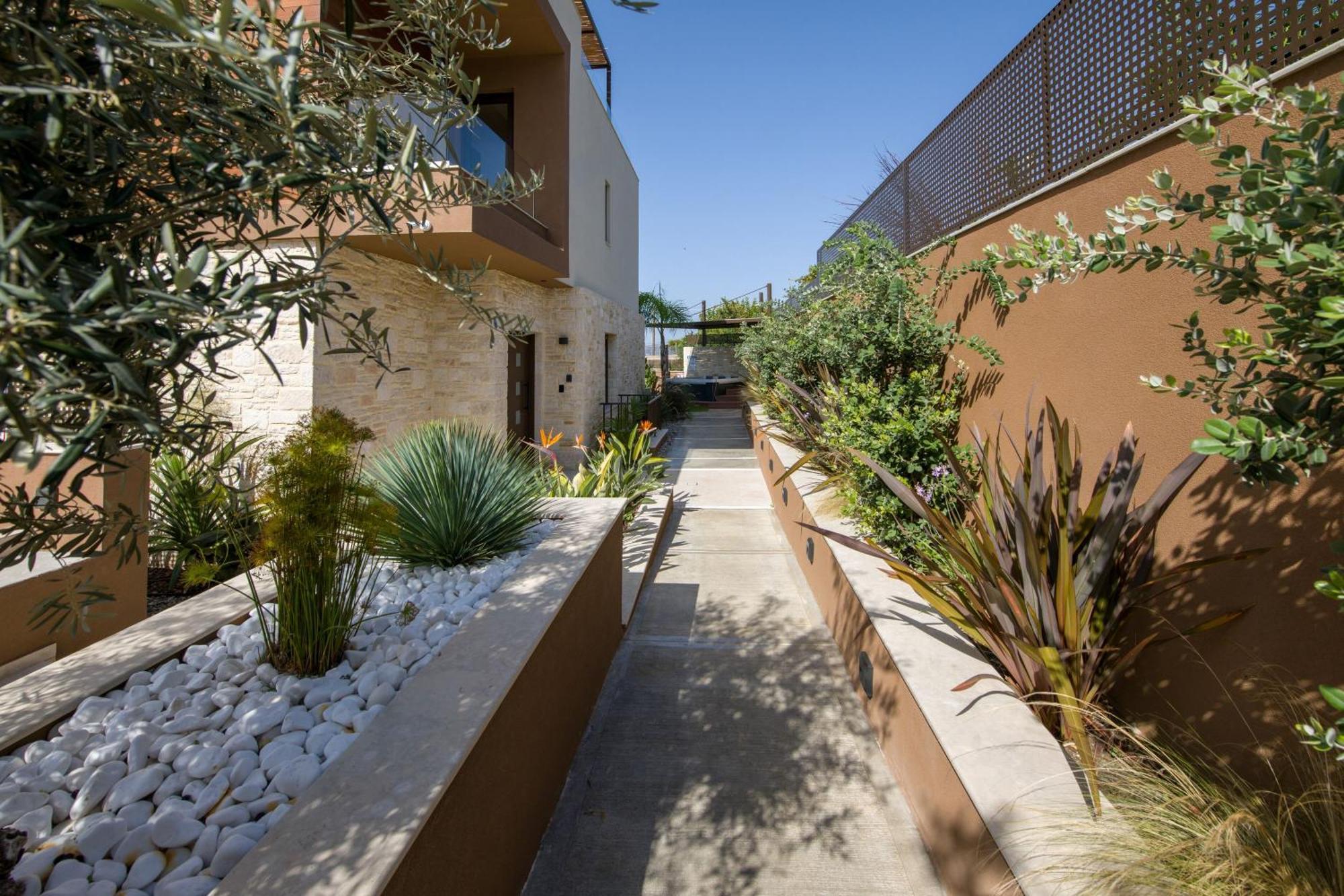 Almi-Cove Hilltop Villas Almirida المظهر الخارجي الصورة