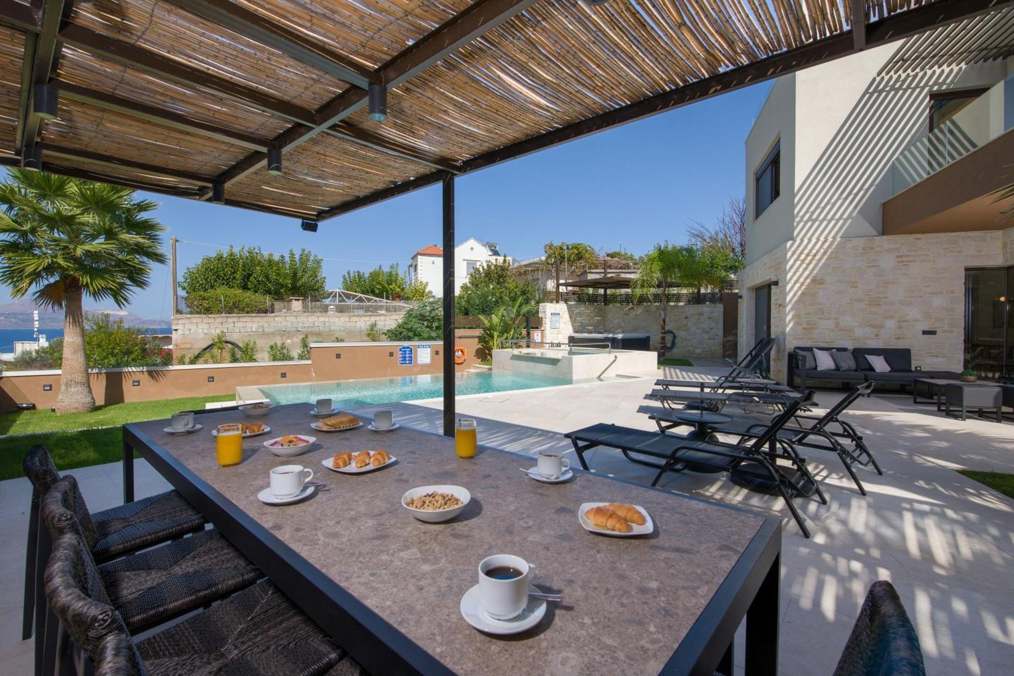 Almi-Cove Hilltop Villas Almirida المظهر الخارجي الصورة
