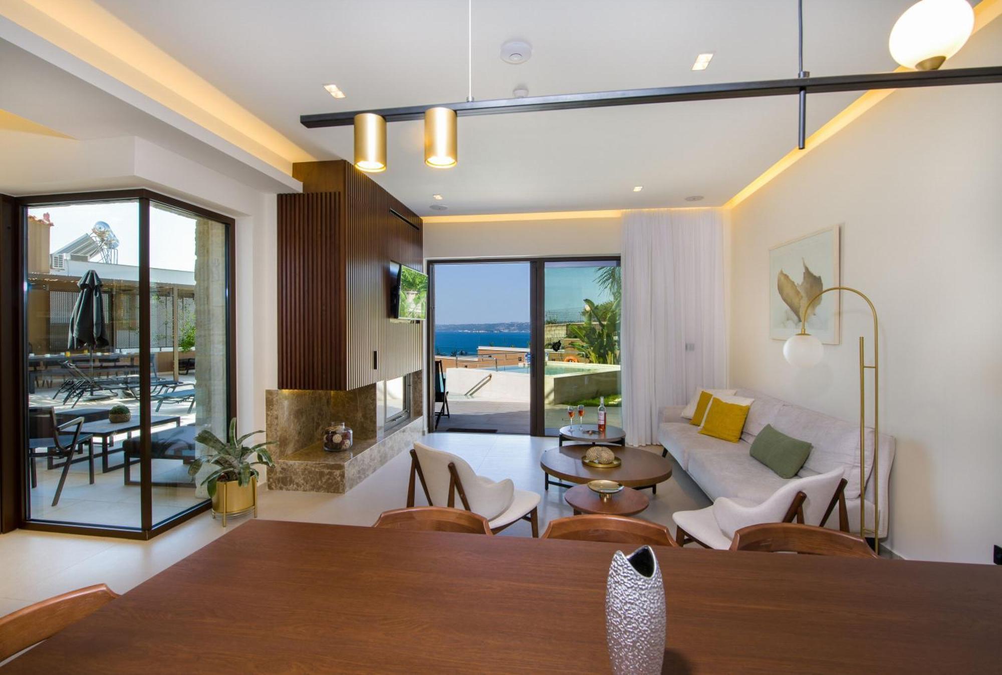 Almi-Cove Hilltop Villas Almirida المظهر الخارجي الصورة