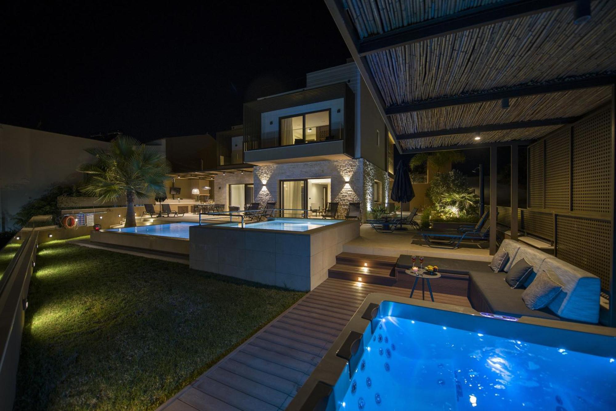 Almi-Cove Hilltop Villas Almirida المظهر الخارجي الصورة