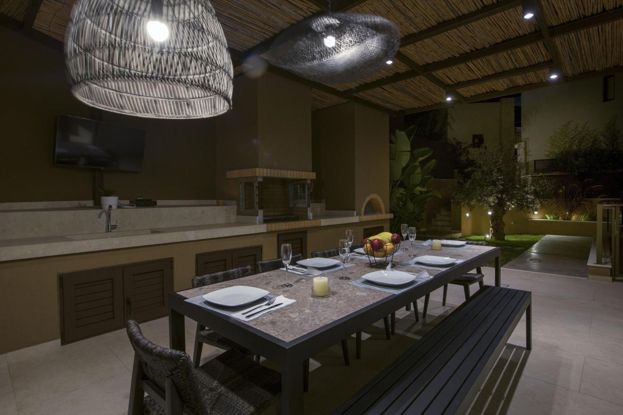 Almi-Cove Hilltop Villas Almirida المظهر الخارجي الصورة